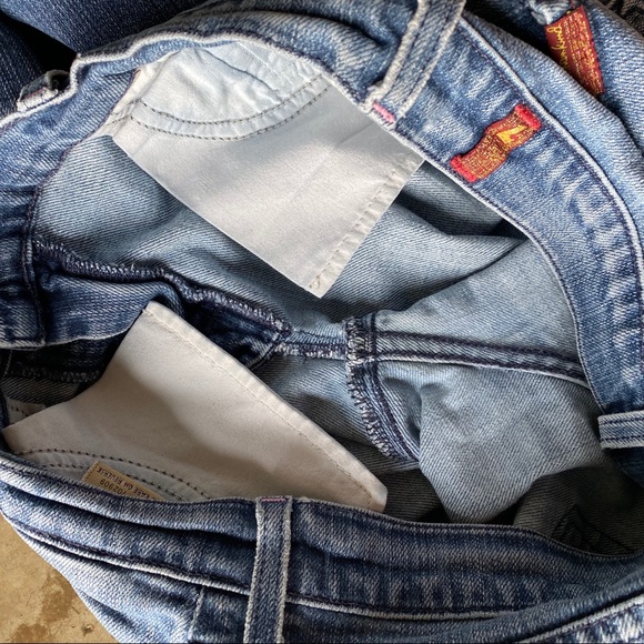 7FAM Bootcut Jeans 7 For All Mankind Denim Boot Cut Women’s 28 - Picture 8 of 10